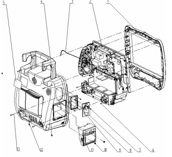  邁瑞pm7000內(nèi)部拆解照片分析