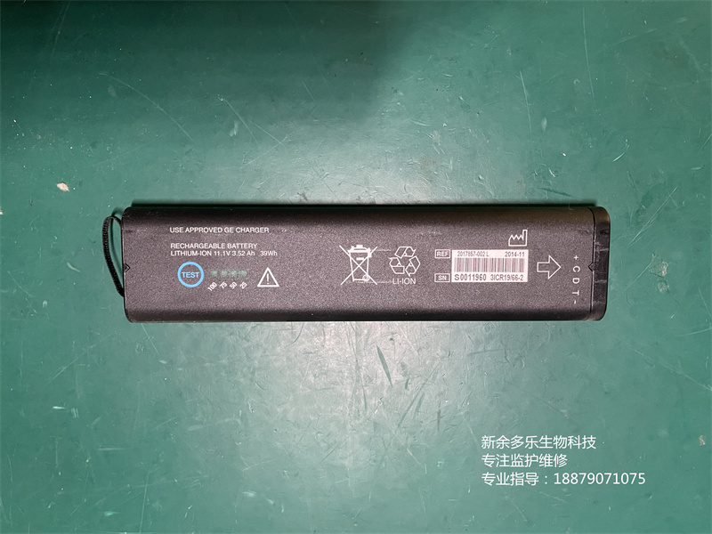GE B20監(jiān)護儀電池REF 2017857-002L 11.1V 3.52Ah GE B20監(jiān)護儀電池REF 2017857-002L 11.1V 3.52Ah