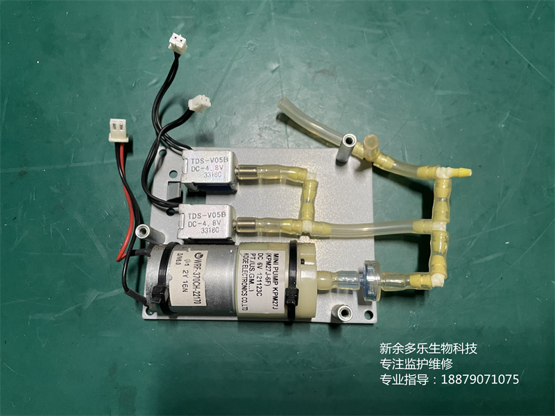 飛利浦金科威UT4000B監(jiān)護(hù)儀泵KPM27J-6F DC6V和電磁閥TDS-V05B DC4點(diǎn)8V 