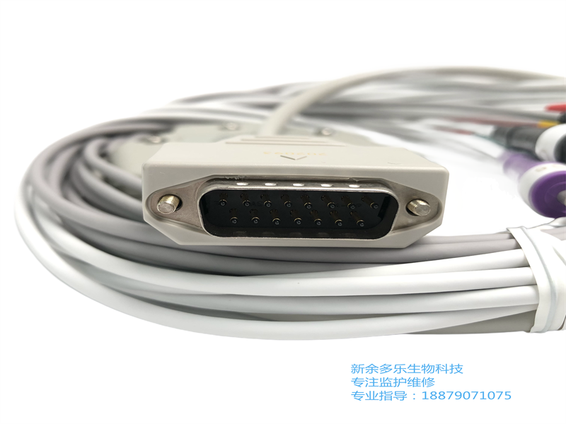 Nihon Kohden 10導(dǎo)聯(lián)心電圖心電圖電纜BJ-963D