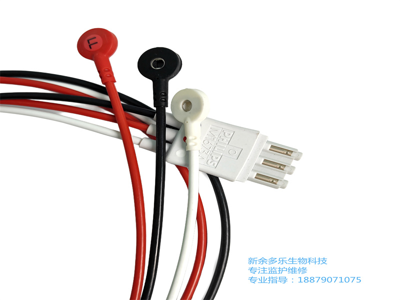 飛利浦 3 導(dǎo)聯(lián)線(xiàn) Snap AAMI ICU ECG 導(dǎo)聯(lián)線(xiàn) M1673A 
