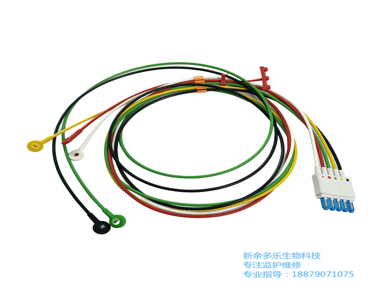 飛利浦ECG主電纜5導聯(lián)套件Snap Limb IEC <a href=