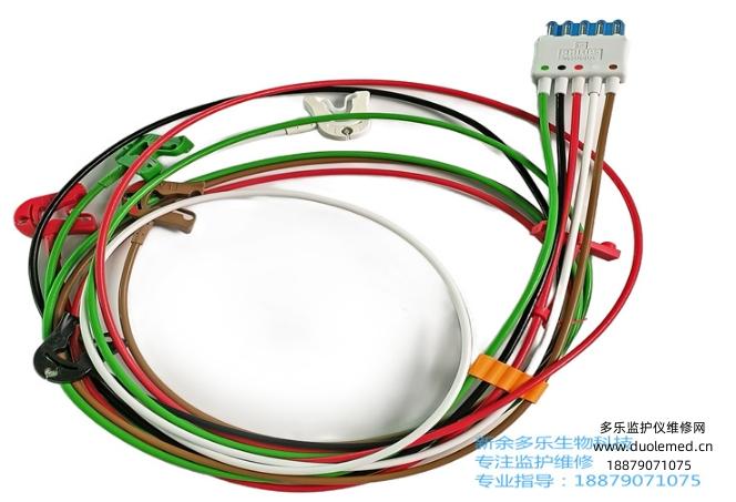 飛利浦 M1968A 5導夾式美標ICU導聯(lián)套件（型號：989803125841）產(chǎn)品介紹
